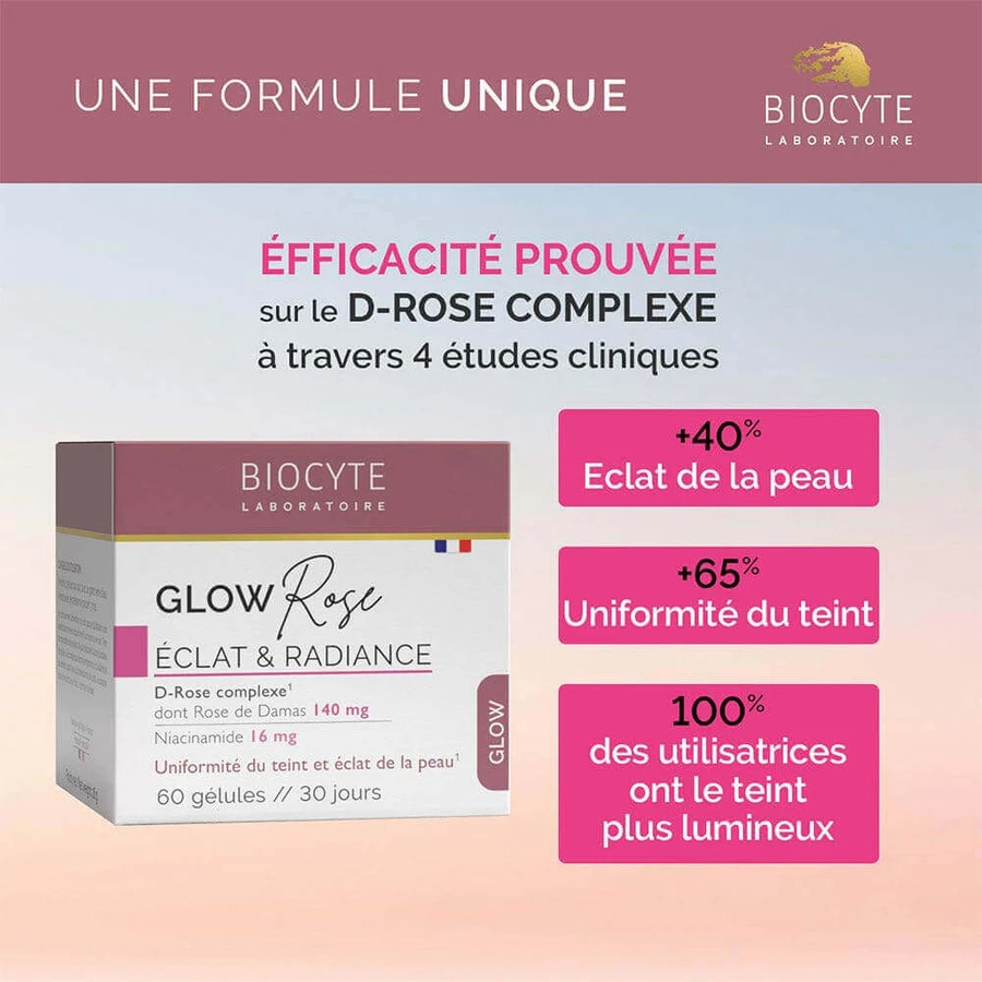 Biocyte Glow Rose Eclat & Radiance 60 gélules: цены и характеристики