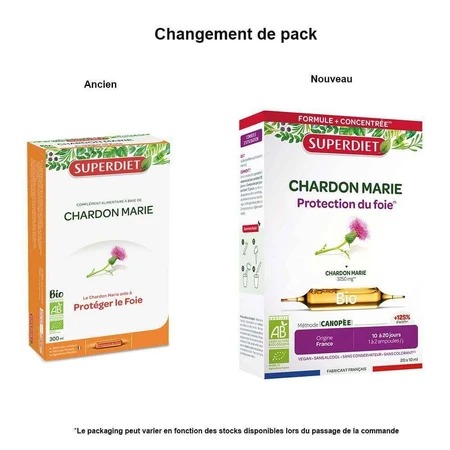 Superdiet Milk Thistle Organic Digestion 20 Protection Du Foie 20 Ampoules: цены и характеристики