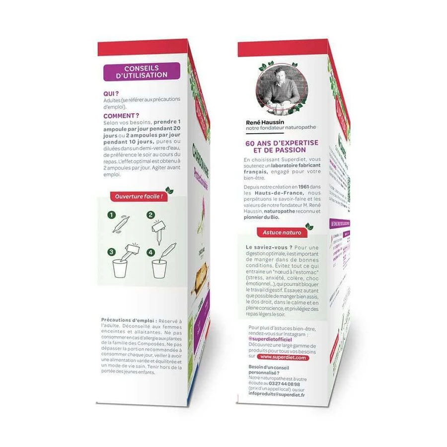 Superdiet Milk Thistle Organic Digestion 20 Protection Du Foie 20 Ampoules: цены и характеристики