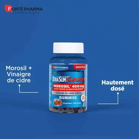 Forté Pharma XtraSlim Chrono Gummies Morosil 60 жувальних гумок: ціни та характеристики