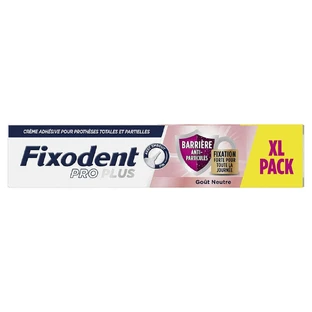 Fixodent Pro plus Barrière Крем для адгезивного клею зубних протезів проти частинок 57г