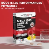 Santarome Maca 1500 Tribulus Tonus Sexuel 30 Comprimés