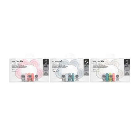Suavinex Anneau De Dentition Ludique En Silicone Étape 3 Nuage x1: ціни та характеристики