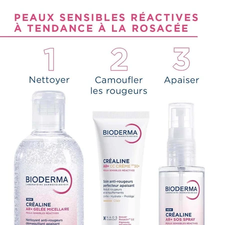 Bioderma Crealine AR+ CC Crème SPF50+ Teinte Claire 40ml: цены и характеристики