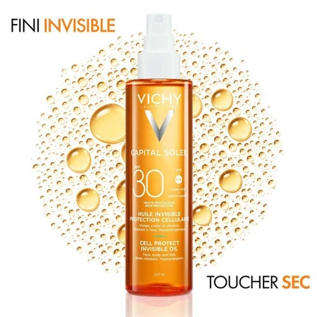 Vichy Capital Soleil Huile Invisible Protection Cellulaire SPF30 200 мл Vichy Capital Soleil Huile Invisible Protection Cellulaire SPF30 200 мл: ціни та характеристики