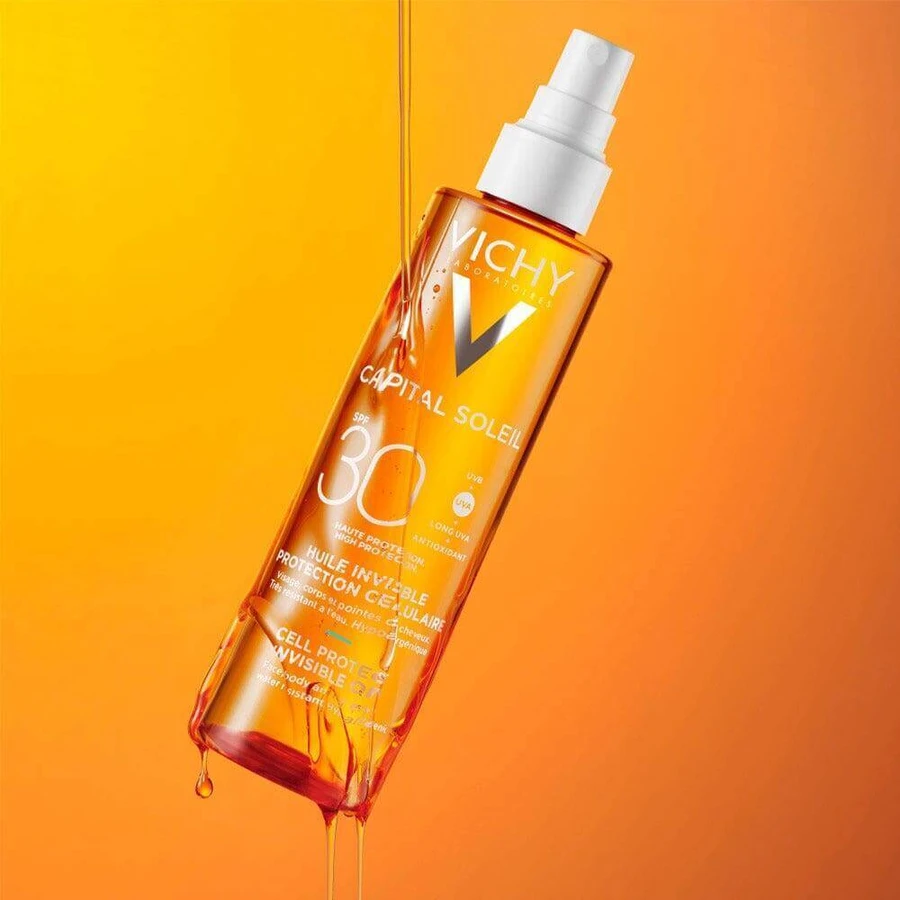 Vichy Capital Soleil Huile Invisible Protection Cellulaire SPF30 200 мл Vichy Capital Soleil Huile Invisible Protection Cellulaire SPF30 200 мл: ціни та характеристики