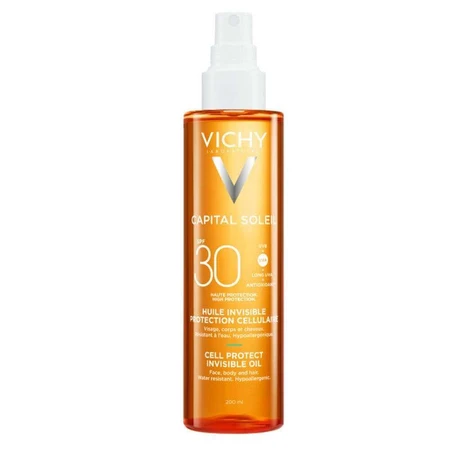 Vichy Capital Soleil Huile Invisible Protection Cellulaire SPF30 200 мл Vichy Capital Soleil Huile Invisible Protection Cellulaire SPF30 200 мл: ціни та характеристики