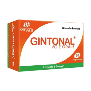 Dergam Gintonal Immunité & Énergie 30 капсул