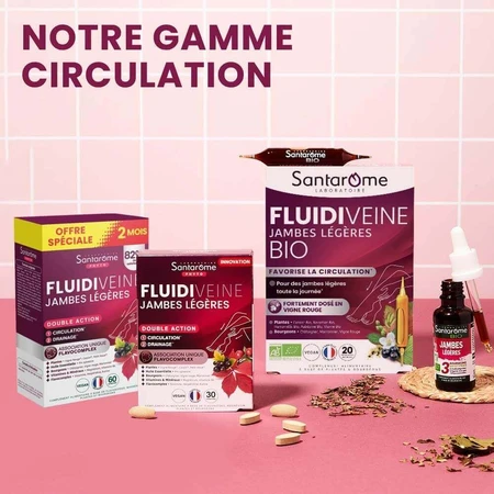 Santarome Fluidiveine Jambes Légères 60 comprimés: цены и характеристики