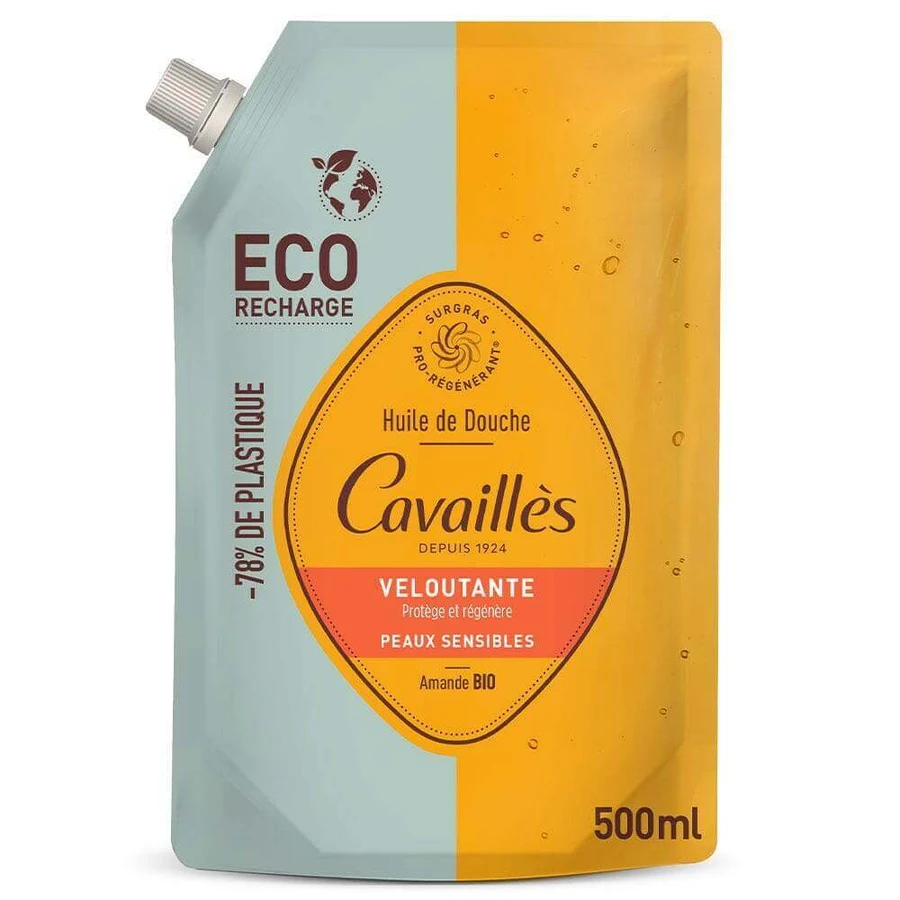 Cavaillès Surgras Actif Eco Recharge Очищуюча олія Peaux Sensibles 500 мл: ціни та характеристики