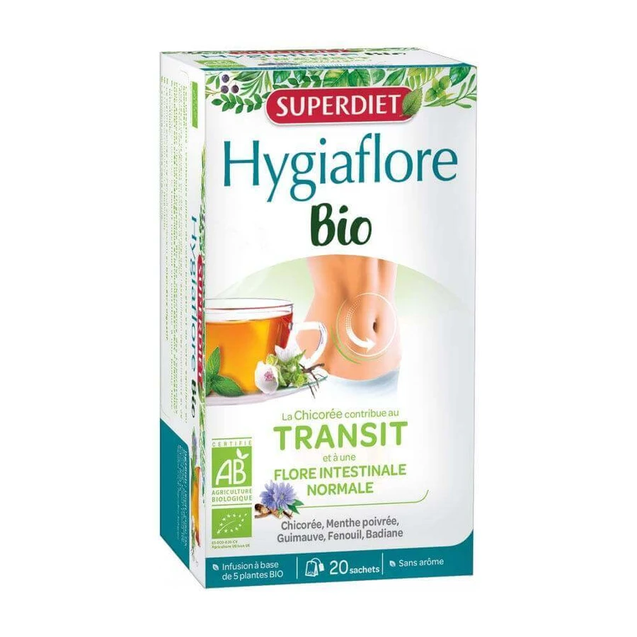 Superdiet Hygiaflore Transit Infusion Bio 20 пакетиков: цены и характеристики