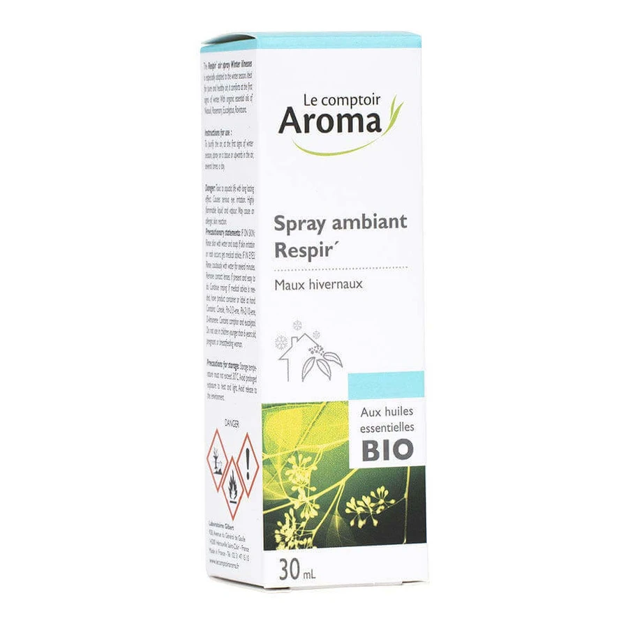 Le Comptoir Aroma Екологічний спрей від зимових недуг з оліями Bio Essentiels 30 мл: ціни та характеристики