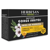 Herbesan Pastilles Gorge Irritée Miel de Manuka 16 пастилок