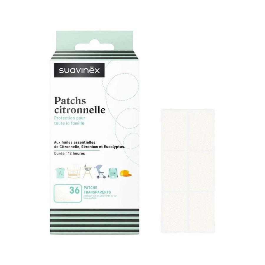 Suavinex Mosquito Repellent Patchs À La Citronnelle x36: цены и характеристики