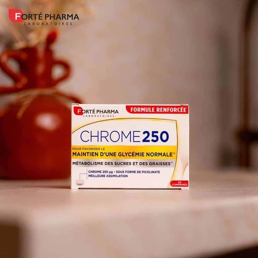 Forté Pharma Chrome 250 Maintien d'une Glycémie Normale 30 таблеток: ціни та характеристики