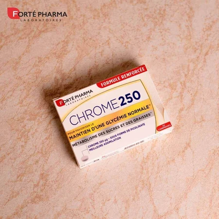Forté Pharma Chrome 250 Maintien d'une Glycémie Normale 30 таблеток: ціни та характеристики