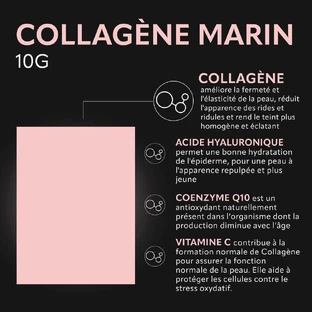 Herbesan Collagène Marin 10g Complexe Anti-Âge 210g