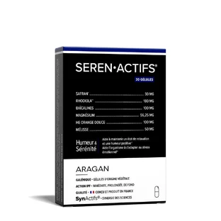 Aragan Synactifs SerenActifs Humeur & sérénité 30 капсул