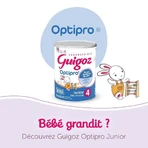 Guigoz Optipro Relais Growth Молочный порошок Evolia A2 С 1 года 800г: цены и характеристики