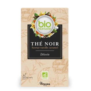 Vitavea Santé BioNutrisanté Thé Noir Détente Saveur Vanille Caramel 20 саше