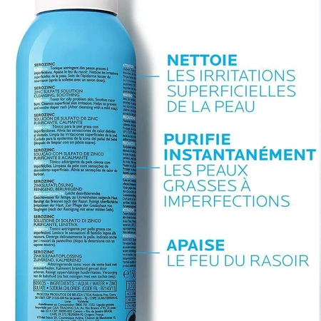 Спрей для обличчя La Roche-Posay Zinc Sulfate Solution, себорегулюючий, 150 мл: ціни та характеристики