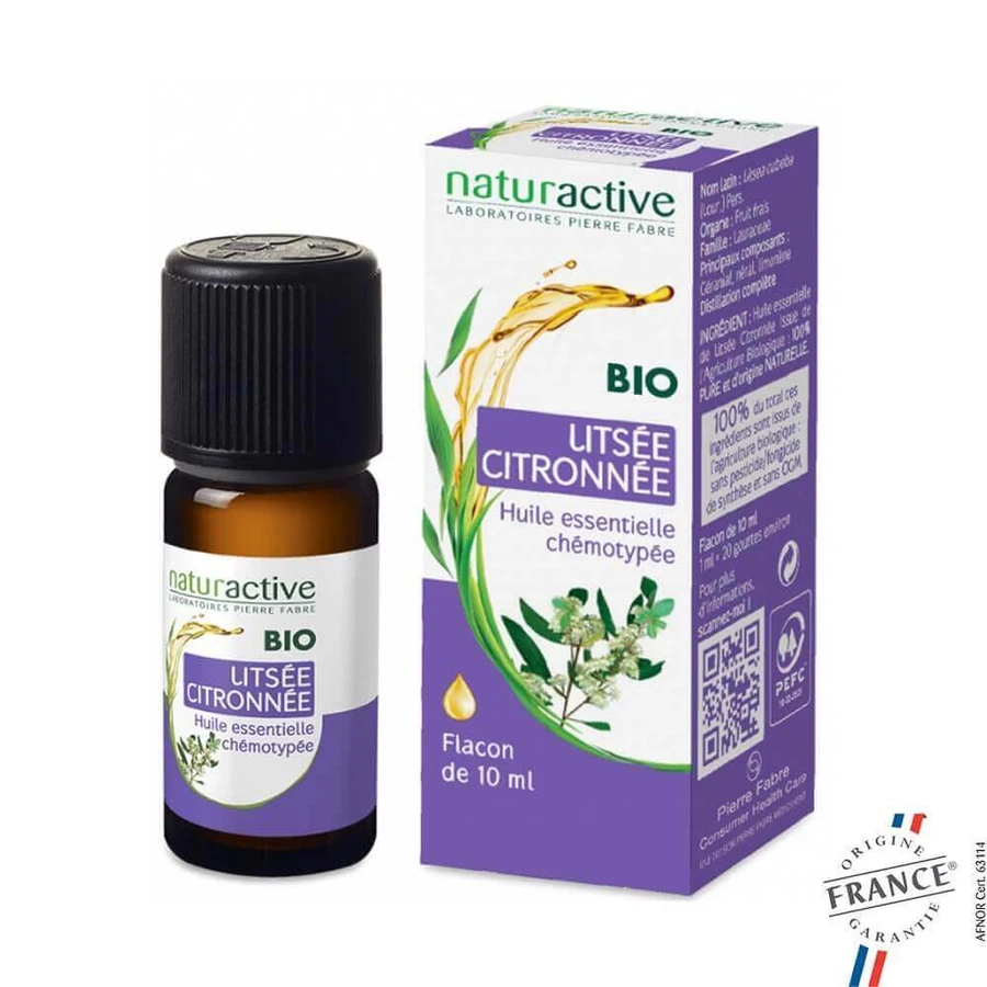 Naturactive Органическое эфирное масло Litsee Citronnee 10 мл: цены и характеристики