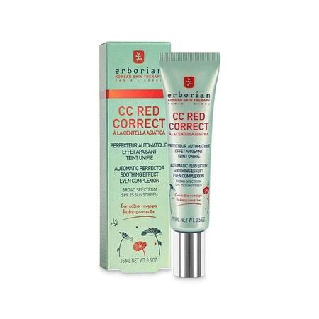 Erborian CC Red Correct perfectore від почервоніння SPF25 15мл: ціни та характеристики