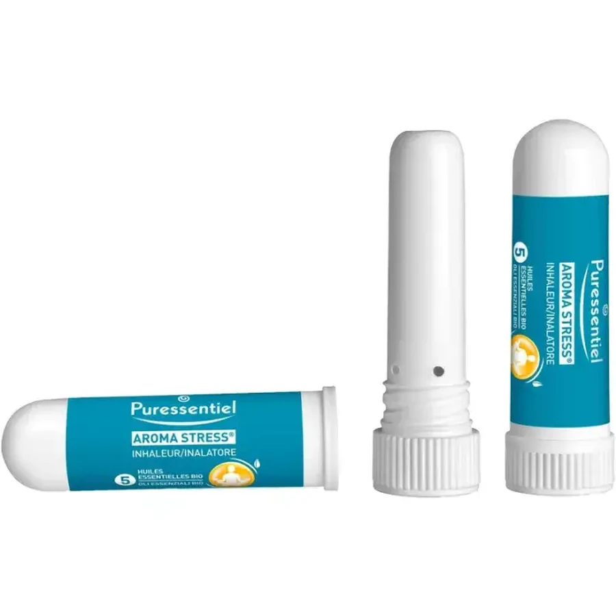 Інгалятор Puressentiel Stress Aroma Stressз 5 органічними ефірними оліями, 1 мл: ціни та характеристики