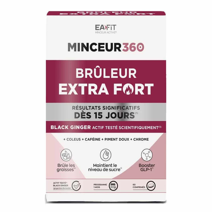Eafit Active Slimming Minceur 360 Brûleur Extra Fort 60 comprimés: ціни та характеристики