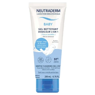 Neutraderm Гель для немовлят нетто 3 в 1 Peaux sensibles 200мл