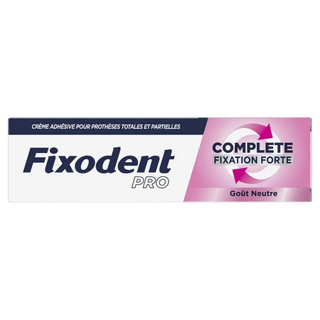 Fixodent Pro Complete Крем для фіксації зубних протезів Нейтральний догляд 47г: ціни та характеристики