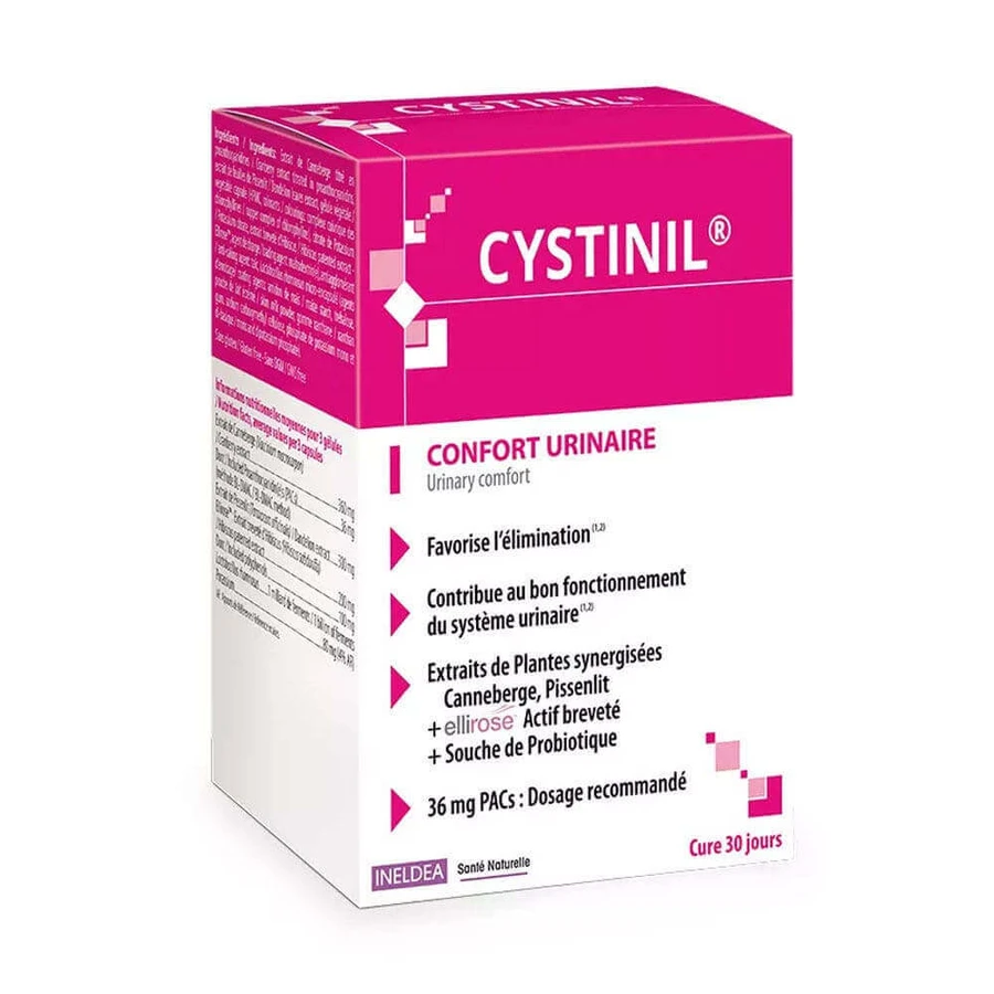 Ineldea Santé Naturelle Cystinil Confort Urinaire 90 Gelules: ціни та характеристики
