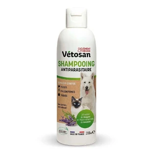 Лосьон антипаразитарный 200 мл Vétosan A l'Extrait d'Huile de Jojoba Pour Chats et Chiens Clement-Thekan