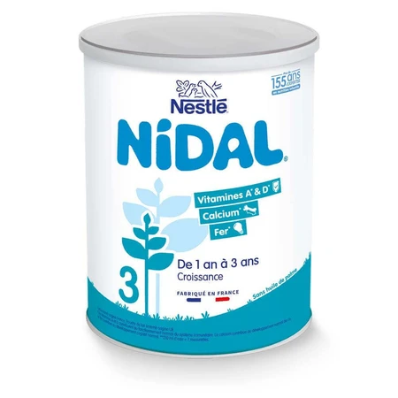 Сухе молоко Nestlé Nidal 3 Зростання 1-3 роки 800г: ціни та характеристики
