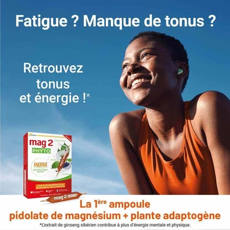 Mag 2 Phyto Energie тонизирующее средство при нервозности и усталости, 30 ампул: цены и характеристики