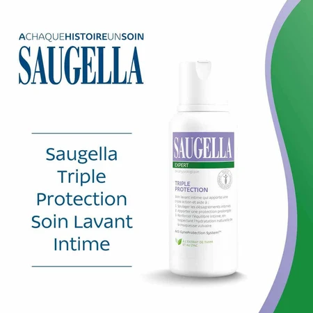 Saugella Потрійний захист Soin Lavant Intime Inconforts 2х250мл: ціни та характеристики