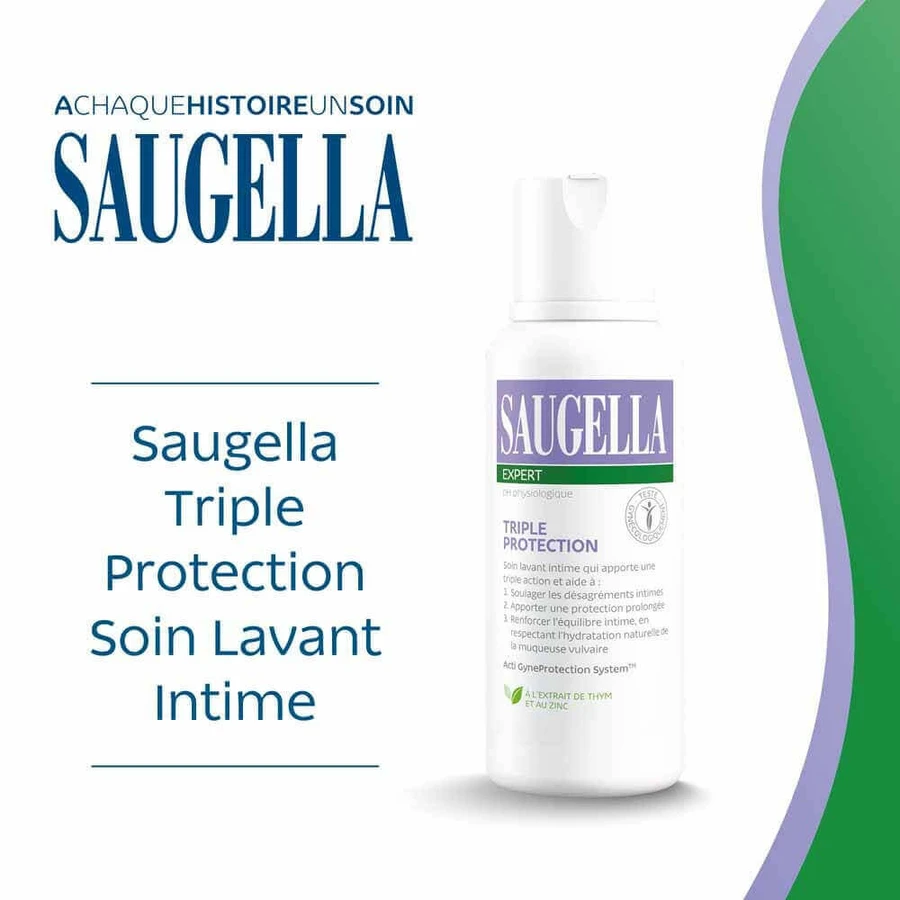 Saugella Потрійний захист Soin Lavant Intime Inconforts 2х250мл: ціни та характеристики
