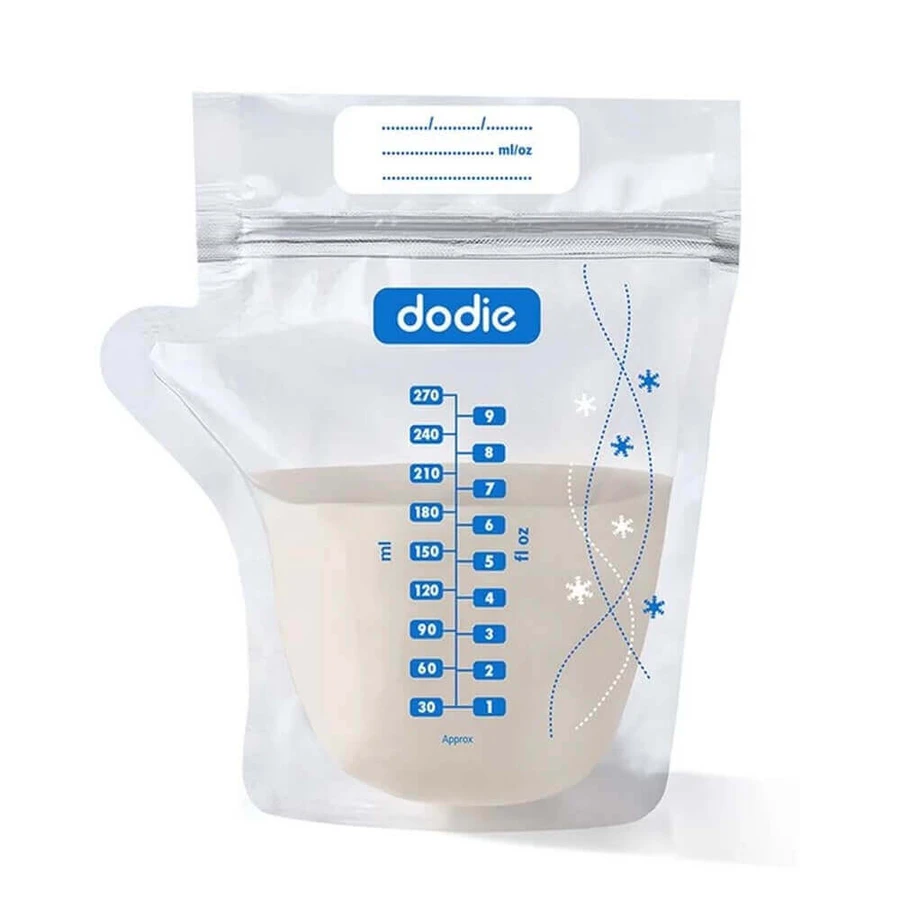 Пакетики для зберігання грудного молока Dodie x20 270мл: ціни та характеристики