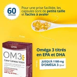 OM3 DHA HEART BRAIN VISION 60 капсул