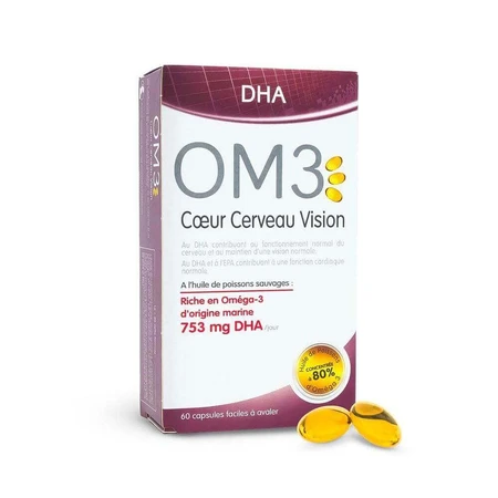 OM3 DHA HEART BRAIN VISION 60 капсул: ціни та характеристики