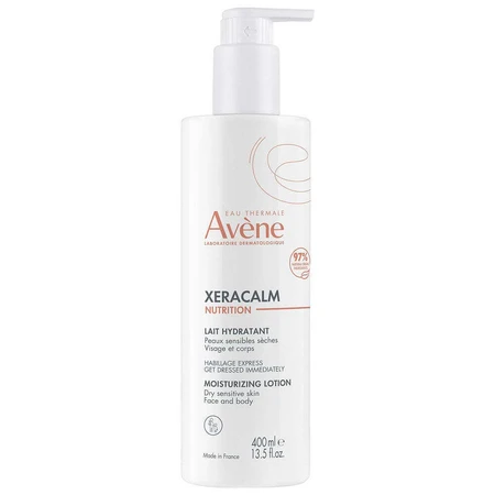 Avène Xeracalm Nutrition Живильний флюїд-молочко для обличчя та тіла для чутливої та сухої шкіри 400мл: ціни та характеристики
