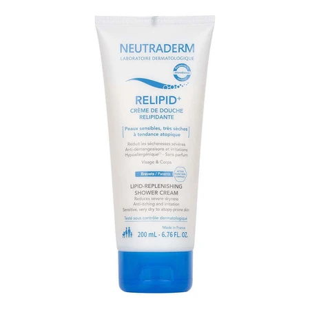 Neutraderm Relipid+ Відновлюючий крем для душу для чутливої шкіри 200 мл: ціни та характеристики