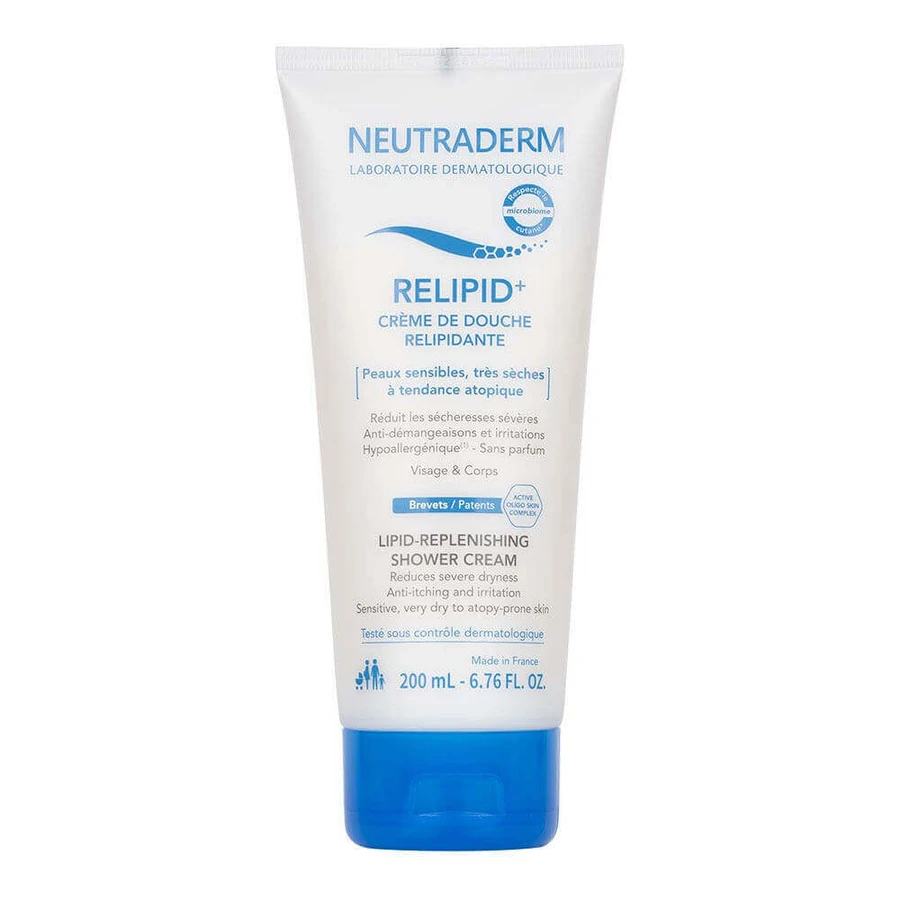 Neutraderm Relipid+ Відновлюючий крем для душу для чутливої шкіри 200 мл: ціни та характеристики