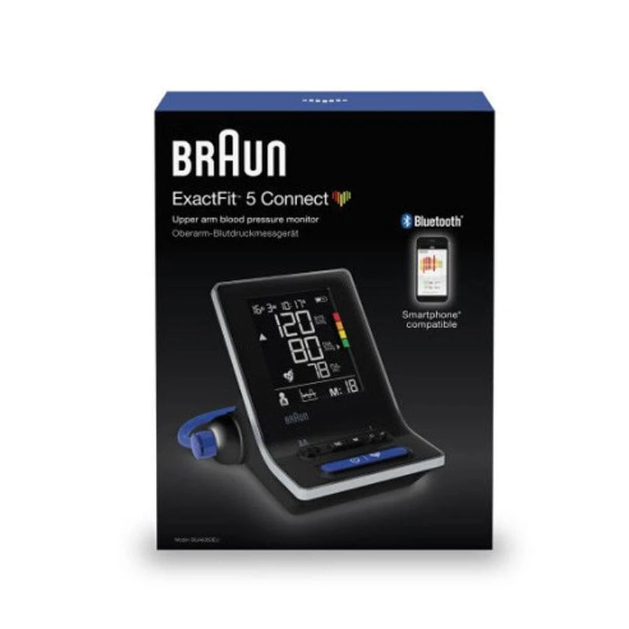 Тонометр Braun ExactFit 5 для вимірювання артеріального тиску на плече: ціни та характеристики