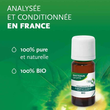 Ефірна олія гвоздики Phytosun Aroms Organic 10 мл: ціни та характеристики