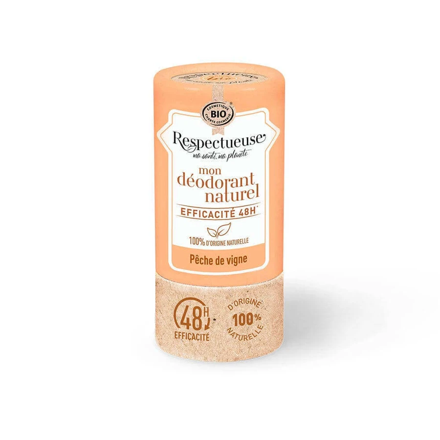 Respectueuse Дезодорант Naturall 24H Pêche De Vigne 50г: ціни та характеристики