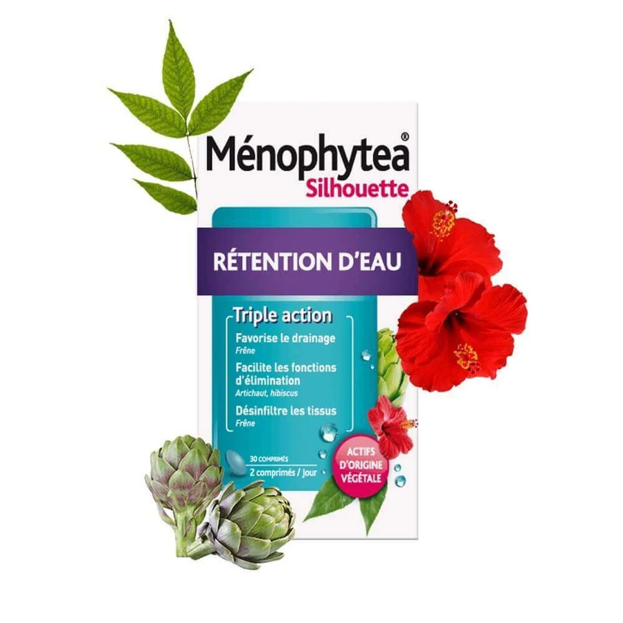 Ménophytea Menophytea silhouette Retention d'eau 60 Comprimes: ціни та характеристики