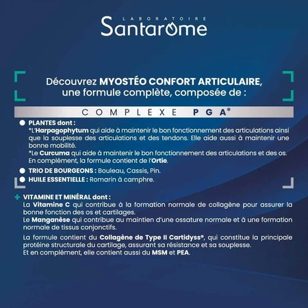 Santarome Myostéo Confort Articulaire 30 comprimés: ціни та характеристики