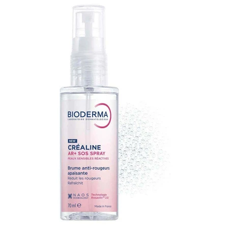 Біодерма Crealine AR+ Sos спрей Peaux Sensibles Réactives 70 мл: ціни та характеристики