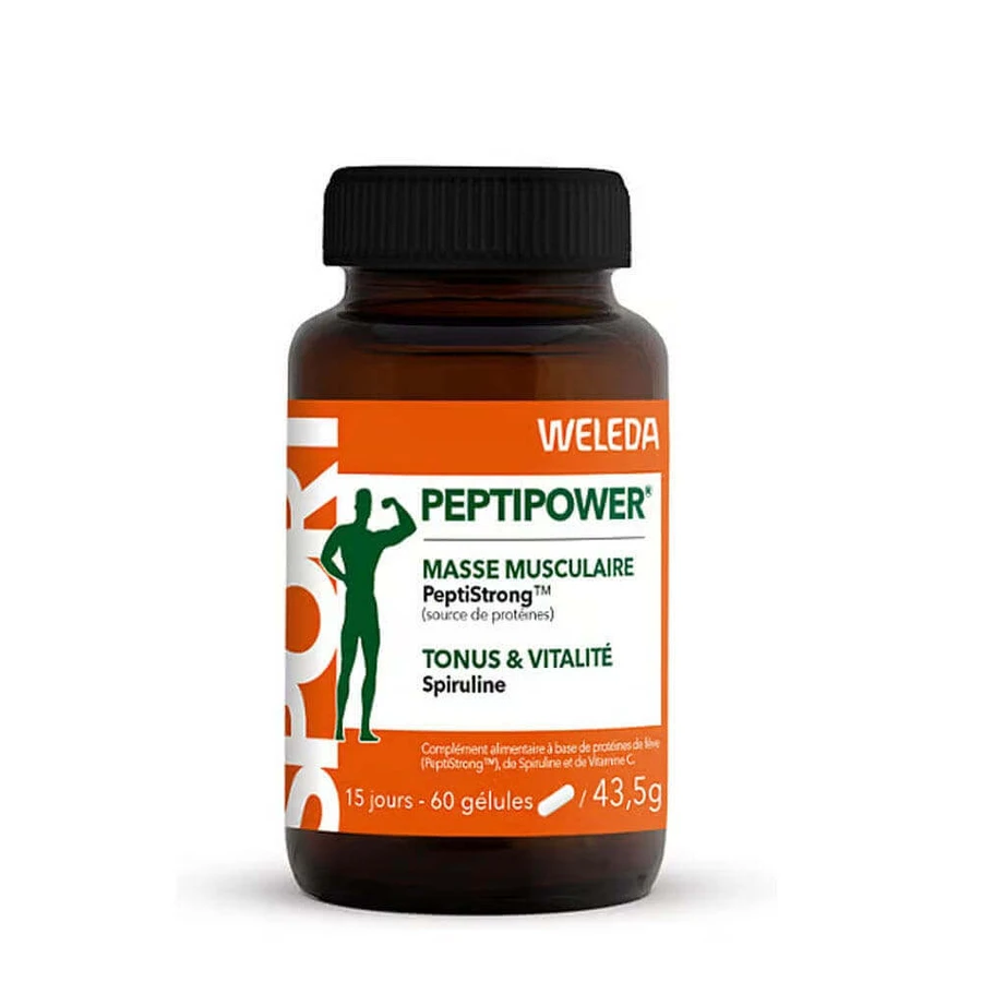 Weleda Sport Peptipower Masse Musculaire Tonus & Vitalité 60 gélules: цены и характеристики